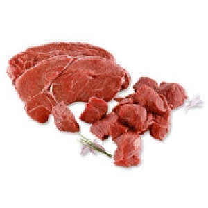 Frischer Rinderbraten oder Gulasch