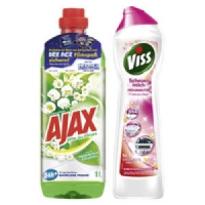 Ajax Allzweck-Reiniger oder Viss Scheuermilch