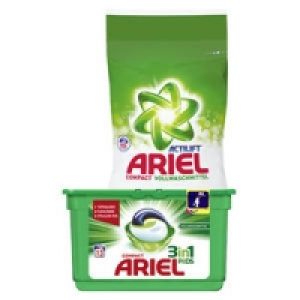 Ariel Waschmittel oder Ariel Pods Waschladungen