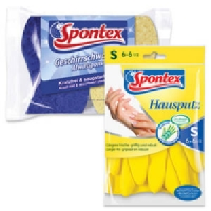 Spontex Geschirrschwamm oder Hausputz-Handschuhe