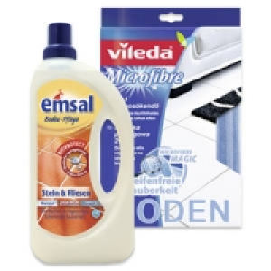 Vileda Mikrofaser Bodentuch oder Emsal Bodenpflege