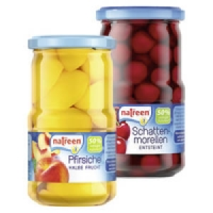 natreen Schattenmorellen oder Pfirsiche, halbe Frucht