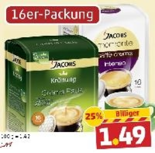 JACOBS Kaffee-Pads 1.49 €