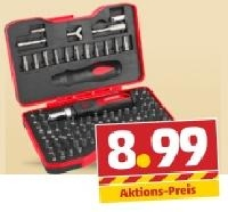 PUREWORK 101-teiliger Ratschen-Bit-Satz 8.99&nbsp;&euro;