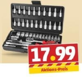 PUREWORK 47-teiliger Steckschl&uuml;ssel-Satz 17.99&nbsp;&euro;