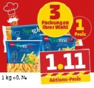 PENNY Spaghetti, Gemelli oder Penne
