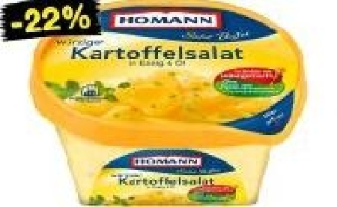 Homann Kartoffelsalat 1.39 €
