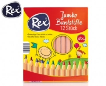 Rex®12 Jumbo Buntstifte