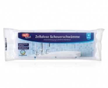 Zelluloseschwamm, 4 Stück