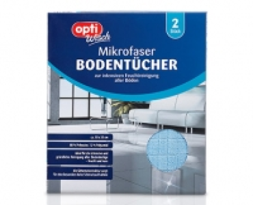 optiWisch Mikrofaser-Bodentuch, je 2 Stück