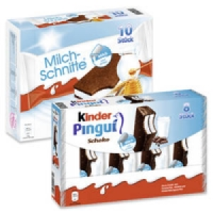 kinder Pingui oder Milch-Schnitte