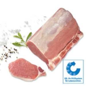 Frischer Schweiner&uuml;ckenbraten
