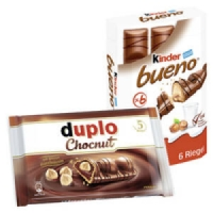 kinder bueno oder duplo Chocnut