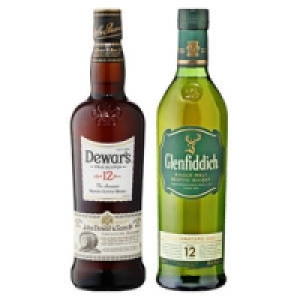 Dewars 12 Jahre oder Glenfiddich 12 Jahre Single Malt Scotch Whisky