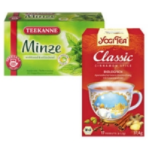 Teekanne Hagebutte oder Yogi Tea