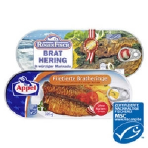 Appel Bratheringsfilets oder R&uuml;genFisch Brathering