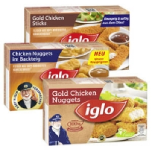 iglo 12 Gold Nuggets oder 10 Gold Chicken Sticks
