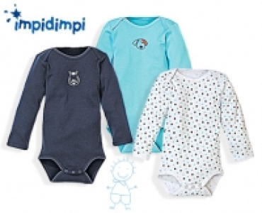 impidimpi 3 Stück Baby-Bodies