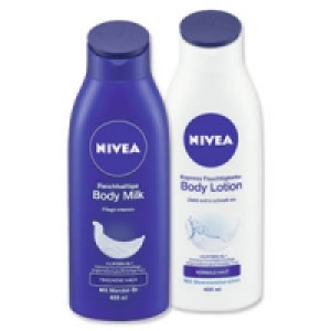 Nivea Express Feuchtigkeits Lotion oder Reichhaltige Body Milk