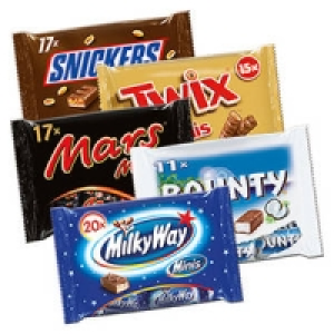 Mars-, Snickers-, Twix-, Bounty- oder MilkyWay-Minis 2.22&nbsp;&euro;