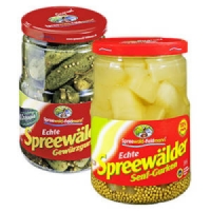 Spreewald Gew&uuml;rzgurken oder Senfgurken