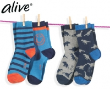 alive® Kinder-Motivsöckchen, 2 Paar
