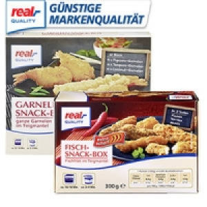 Garnelen-Snack-Box oder Fisch-Snack-Box