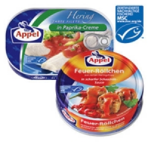 Appel Heringsfilets oder Heringsr&ouml;llchen