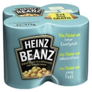 Heinz Baked Beans 3 + 1 gratis 3.33&nbsp;&euro;