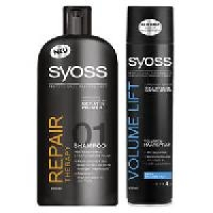 Syoss Shampoo, Sp&uuml;lung oder Haarspray