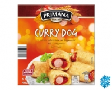 PRIMANA Curry Dog oder Kraut Dog, 5 Stück