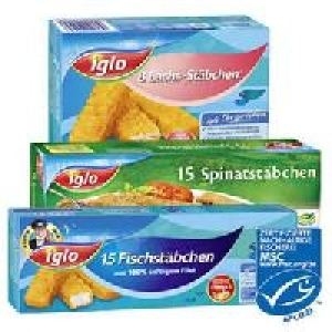 iglo Fischst&auml;bchen, Omega-3 oder Lachs-Filetst&auml;bchen 1.66&nbsp;&euro;