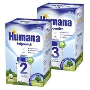 Humana Folgemilch 2 oder 3 8.99&nbsp;&euro;