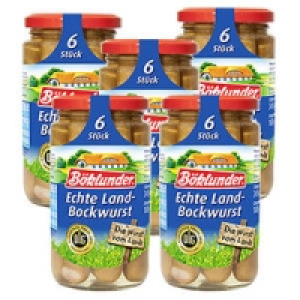 B&ouml;klunder Echte Land-Bockwurst