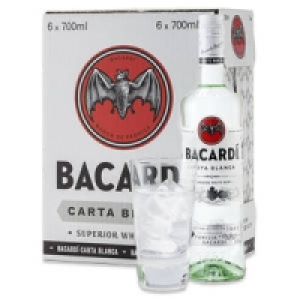 Bacardi Rum Carta Blanca oder Oakheart