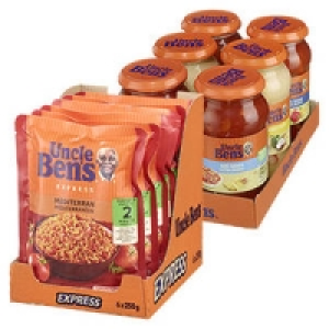 Uncle Bens 2 Minuten Express Reis oder Uncle Bens Sauce