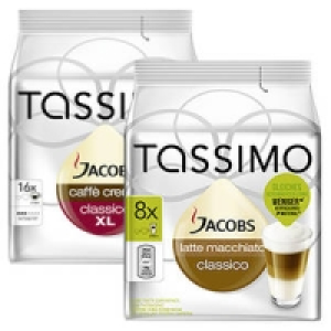Tassimo Jacobs Caffé Crema Classico oder Latte Macchiato Classico 3.79 €