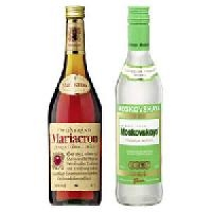 Mariacron Weinbrand oder Moskovskaya Russischer Wodka