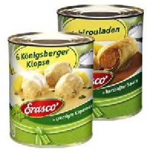 Erasco Königsberger Klopse oder 2 Kohlrouladen