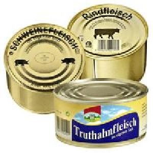 Rind-, Schweinefleisch oder Truthahnfleisch
