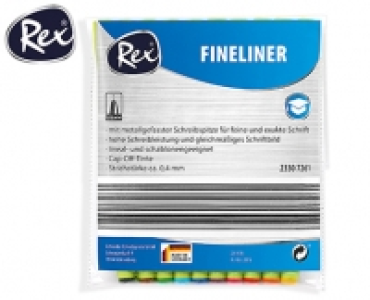 Rex®Fineliner, 10 Stück