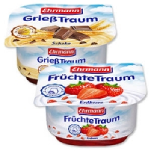 Ehrmann Fr&uuml;chte-, Vanille- oder Grie&szlig; Traum