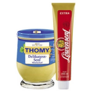 Kühne Senf, Löwensenf oder Thomy Senf 0.89 €