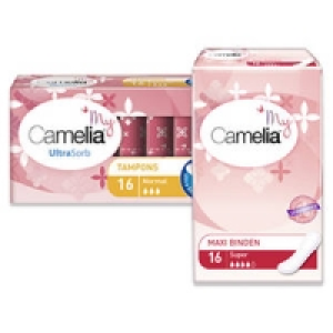 Camelia Binden oder Tampons
