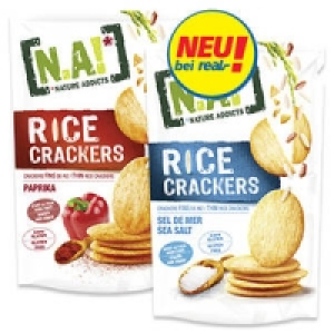 Rice Crackers Paprika oder Meerzalz