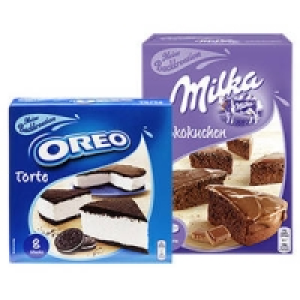 Oreo Torte oder Milka Schokokuchen Backmischung
