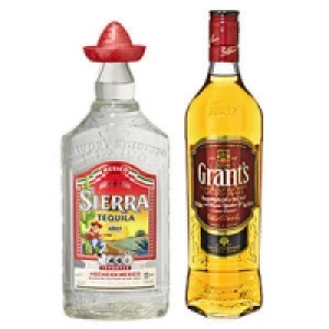 Sierra Tequila Silver oder Grants Scotch Whisky