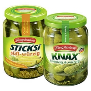 Hengstenberg Knax Gew&uuml;rzgurken oder Sticksi