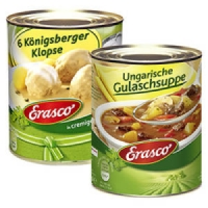 Erasco J&auml;ger-Hackb&auml;llchen oder Ungarische Gulaschsuppe