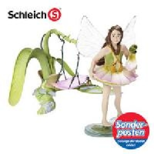 Elfenschaukel mit Lotussch&ouml;ne Elfe